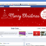Merry Christmas - Virgin Trains Facebook timeline image 2012